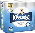 Kleenex Toilet Tissue Complete Clean Toilet Paper (Pack of 72) $23.98 + Delivery ($0 with Prime/ $59 Spend) @ Amazon AU