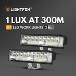 [eBay Plus] Lightfox Pair 6inch Osram LED Light Pods Combo Beam Light Bar Offroad 4x4 $10 Delivered @ Sunyee eBay