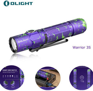 (OOS) Olight Warrior 3S 2300lm (Halloween) $100.76, Seeker 4 Pro 4600lm (White/Black) $111.96 Delivered @ Olight Australia eBay