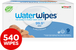 WaterWipes Biodegradable Baby Wipes 540pk $30 + Delivery ($0 with OnePass) @ Catch