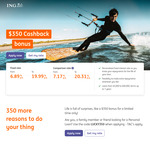 $350 Cashback for Successfully Obtaining a Personal Loan (from $5,000 to $60,000, up to 7 Years Terms) + $199 Estab. Fee @ ING