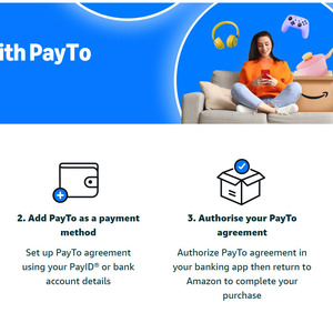 [Prime] 3% off Eligible Items with PayTo Payment (Max $10 off) @ Amazon AU