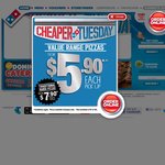 Domino's 3 Large Traditional Pizzas + Garlic Bread + 1.25 Lt Coke-Pickup / Delivered for $25.00