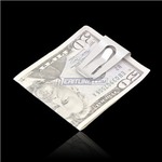 Silver Stainless Steel Slim Money Clip - $0.89 with FREE delivery (was $5.01) + Other deals 