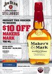 Maker's Mark 700ml Bourbon $34 at 1st Choice with $10 off Coupon