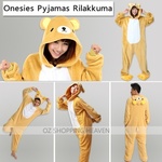 (Was $29) $21.99 Onesie Pajamas Unisex Cosplay Rilakkuma Costume 16 Styls to Choose Free Shipping