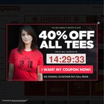 BustedTees.com ALL TEES 50% OFF with Coupon Code 50HOLIDAYS 24 HOURS ONLY