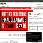 ASOS Extra 15% off on Sale Items, Free Delivery
