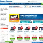 Get a Bonus Tablet When You Buy a Computer Worth $500 or More at Harvey Norman