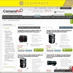 10% off in-stock lenses + Free shipping over $700*. Ends Midday 25th June @ CameraPro