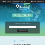Belong Broadband - 1 One Month Free Offer