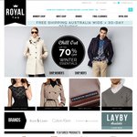 Take a Further 25% OFF All Coats & Jackets @ Royal Tag