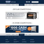 Win a DeLonghi EO279 Benchtop Oven from DeLonghi