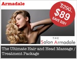 The Ultimate Hair and Head Massage / Treatment Package at $89 (Normally $290) @ Bellabuy (VIC)