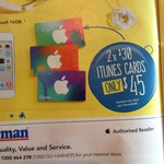 2x $30 iTunes Cards for $45, Beats Mixr on Ear Headphones for $147 @ Harvey Norman