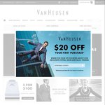 Van Heusen: $30 off with Purchase over $90