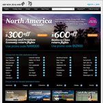 Air New Zealand $300 off Flights to USA