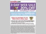 Koorong 3-day Web Sale 20% off December 12-14