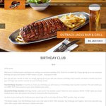 3 Free Meals (With a Paying Diner) @ Outback Jacks Bar & Grill