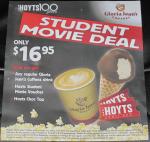 Gloria Jean's Broadway Sydney, Student Movie Deal Drink/Choc Top/Hoyts Movie Ticket for $12.95