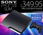 CoTD - 120GB Sony Playstation 3 for $364.90 Delivered (after $100 PayPal Cashback)