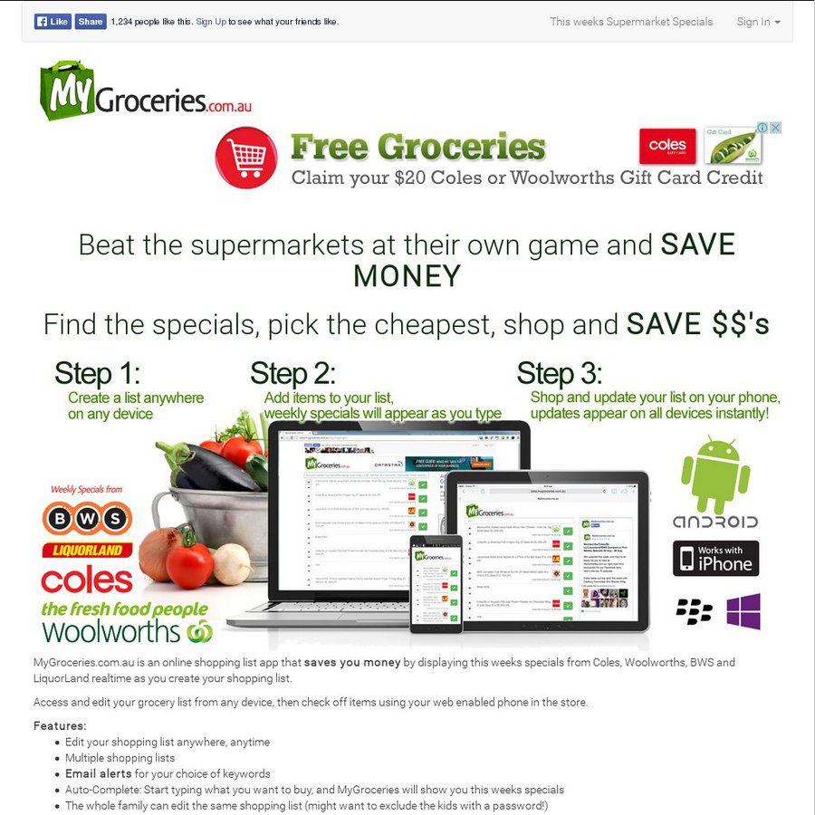 woolworths coles bi lo liquorland bws compare a tron weekly specials