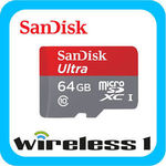 2x SanDisk Ultra MicroSD 64GB 80MB/s (New Model 2x Speed) $56.10 Delivered @ Wireless1 eBay