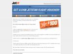 Jetstar Free $100 Voucher for Booking