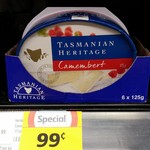 Coles: Tasmanian Heritage Camembert: $0.99 (Was $4.99) [Box Hill,  VIC] 