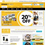 Petbarn 20% off & Free Shipping - Online Only