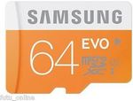 Samsung EVO 64GB MicroSD $24 Delivered @ Futu Online eBay