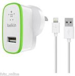 Belkin Mixit Lightning Charge Dock $20, Belkin 12W Wall Charger Lightning Cable $27 @ Futu eBay