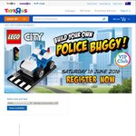 Toys R US - Free Lego (Police Buggy) for VIP Club Saturday, 18 June 2016, Limited Space Left