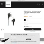 Bose Quietcomfort 20 Noise Cancelling Ear Buds $279.95 @ Bose Online