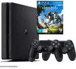 PlayStation 4 PS4 1TB Console + Horizon Zero Dawn and 2 Controllers $388.95 @ Big W eBay
