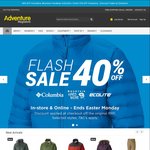 40% off Columbia, Mountain Hardwear & Ecolite + Extra 15% off Clearance (Discount Taken at Checkout) @ Adventure Mega Store