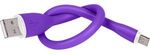 Comsol Micro USB Cable Silicone 25cm Purple $1 (Was $9.98) @ Officeworks