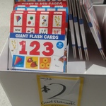 Giant Flash Cards for Kids $2 @ Officeworks QV Melb