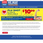 Chemist Warehouse Fremantle Flu Vaccination Clinic $10.99 with Medicare Card