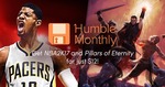 NBA 2k17 + Pillars of Eternity + Mystery Games for US $12 (~AU15.50) @ Humble Bundle