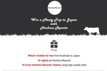 Win a Trip to Japan for 2 from Hoshino Resorts