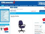 Nova Plus Chair (Blue) at Office Works ($79)