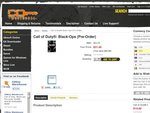 Call of Duty®: Black-Ops (Pre-Order) CD-KEY:  $29.99 USD or $31.49 AUD