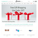 $10 off Sunglasses Storewide at Sunnies.com.au. $20 Minimum Spend