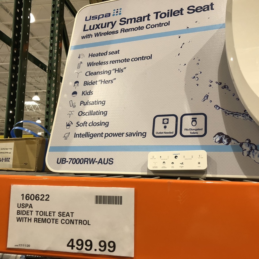 Uspa Bidet Toilet Seat 399 99 Costco Rrp 499 99 Membership Req Ozbargain