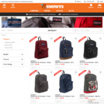 JanSport Backpack Clearance @ Snowys - Bags from $41.30