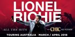 [NSW/ACT/SA/VIC] Lionel Richie – All The Hits Tour from $49.90 Plus Booking Fees @ Lasttix