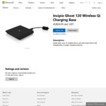 Incipio Ghost 120 Wireless Qi Charging Base $34.95 Free Shipping from Microsoft Store AU