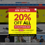 Extra 20% off All Footwear @ Sports Direct AU