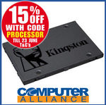 Kingston A400 120GB SSD $41.65 Delivered @ Computer Alliance eBay (Using Free eBay Plus Trial)